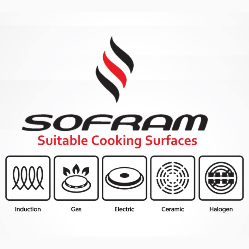 Sofram Soft Low Casserole 36cm 12L