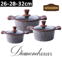 Zio Cookware Granit Line Wooden Z-8170-32