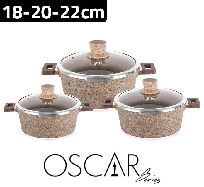 Zio Cooking pot set Granit Z-8200-22