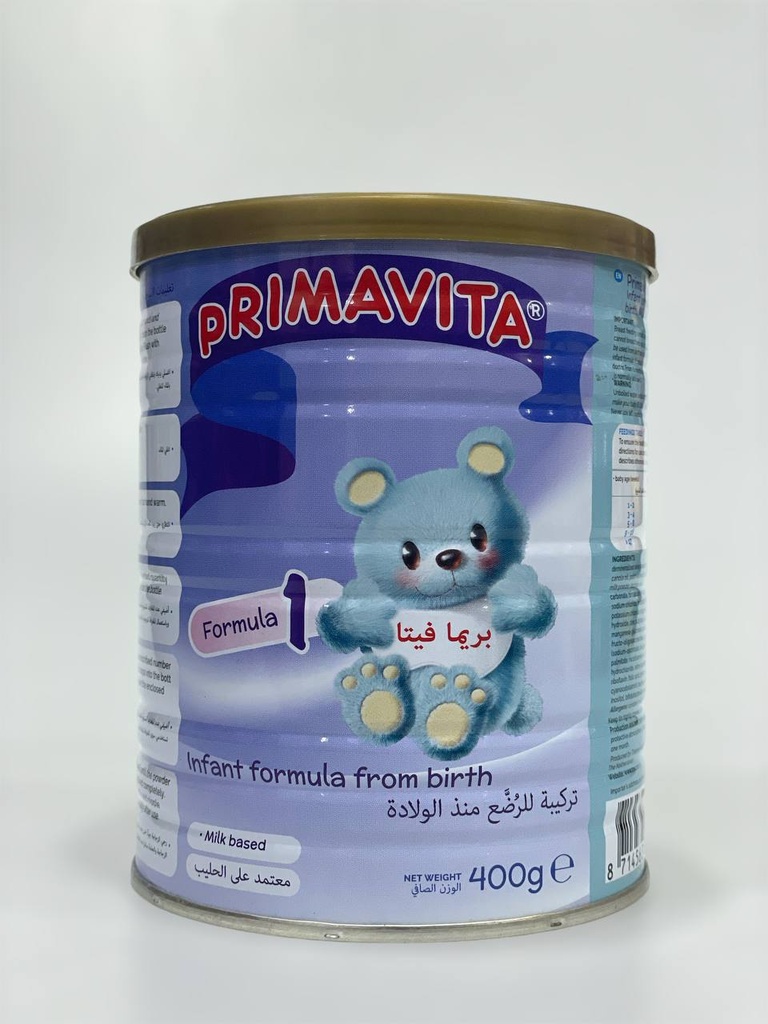 پریماڤیتا فۆرمۆلا 1 شیر پاودەر 400g