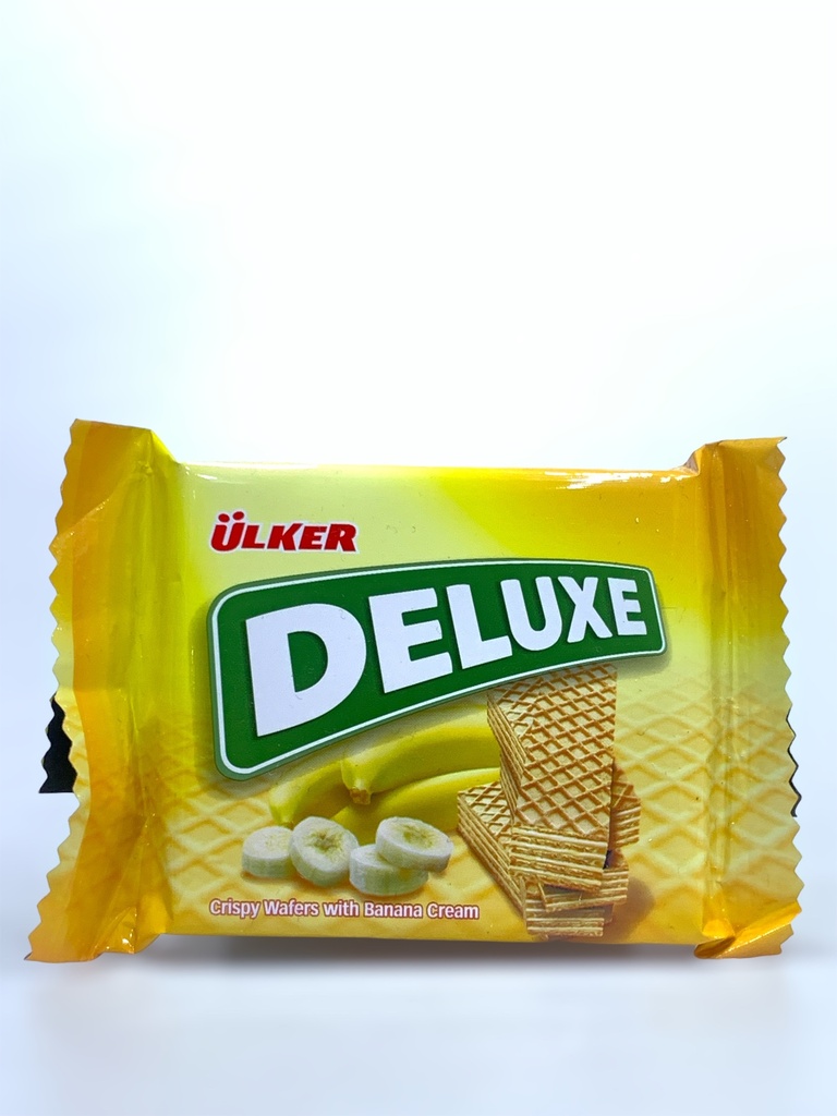 Ulker Deluxe Crispy Wafers With Banana Cream 39g