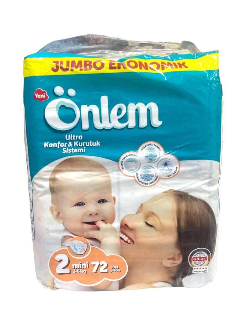 Onlem Diapers No.2 - 72Pcs