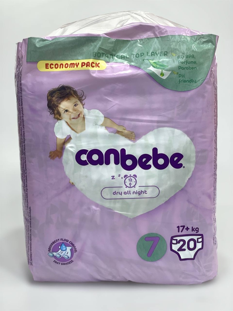 CanBebe Diapers No.7 - 20Pcs