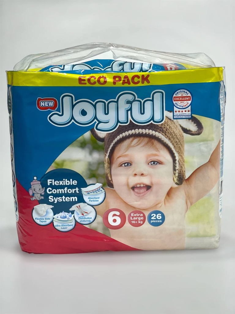 Joyful Diapers No.6 - 26Pcs