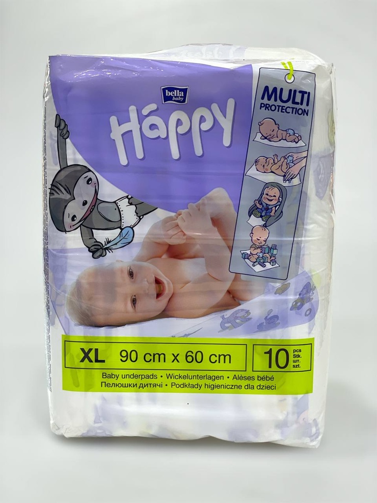 Happy Baby UnderPads 90cm*60cm 10Pcs