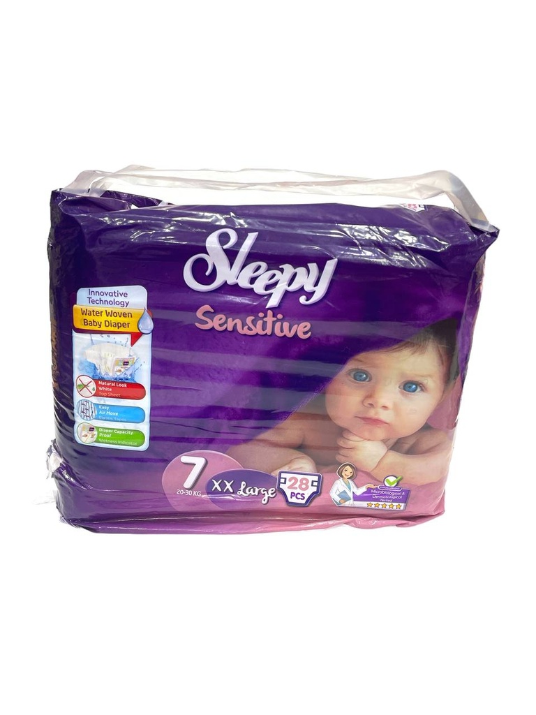 Sleepy Sensitive Diapers No.7 - 38Pcs