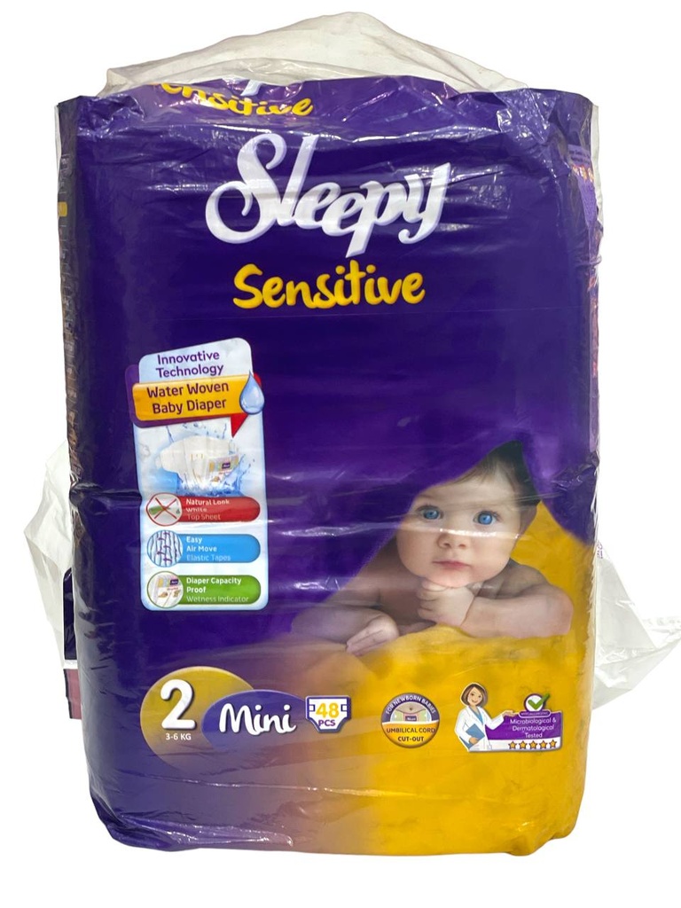 Sleepy Sensitive Diapers No.2 - 48Pcs