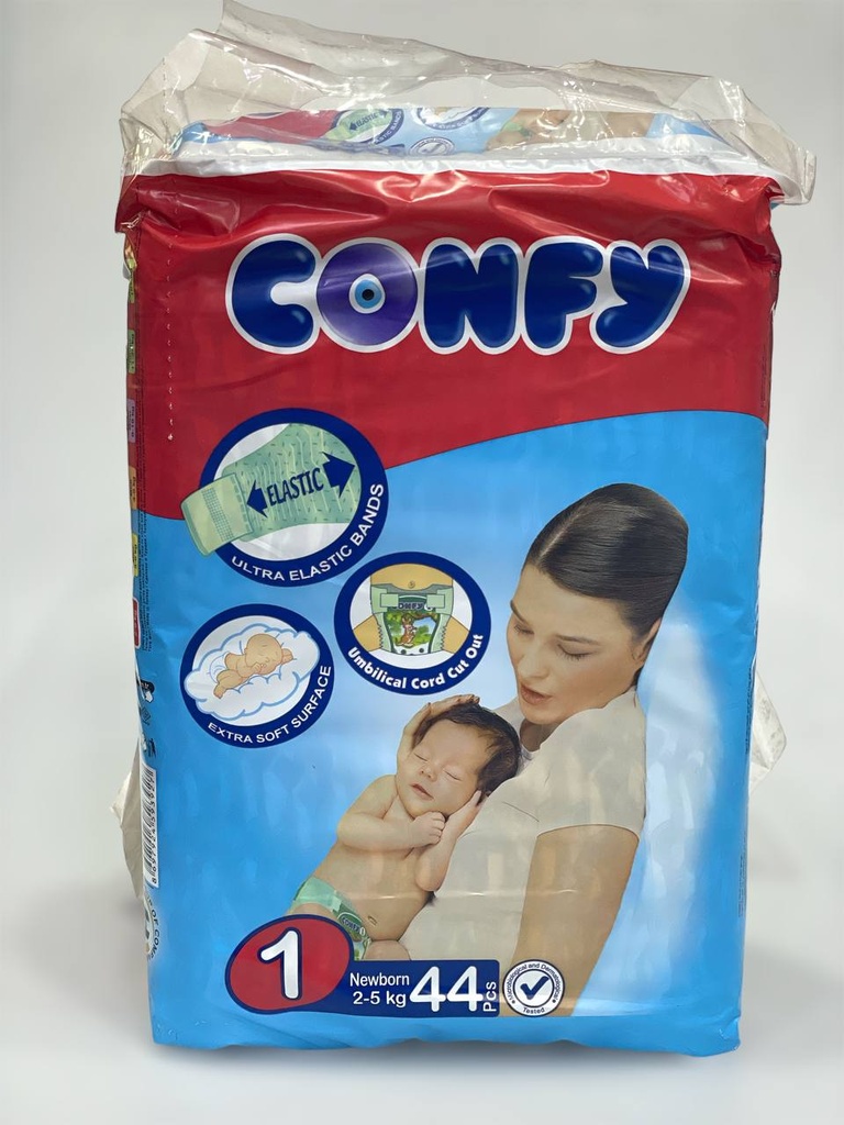 Confy Diapers No.2 - 44Pcs