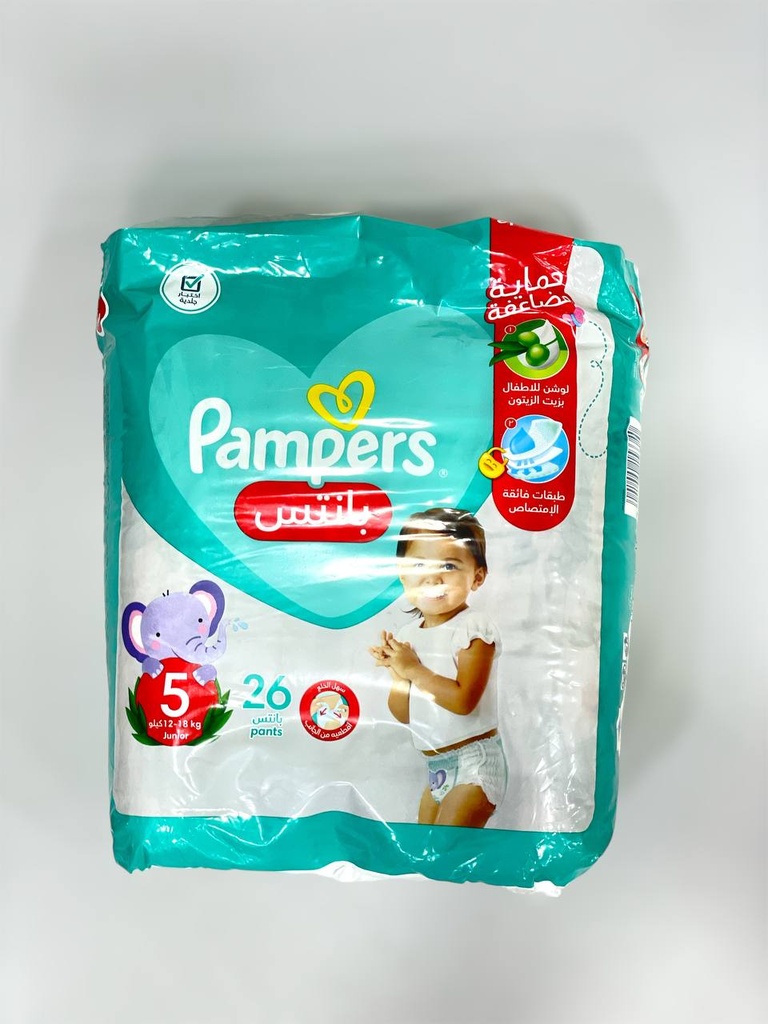 دایبی پامپێرز شؤرت ژمارە 5 - 26Pcs