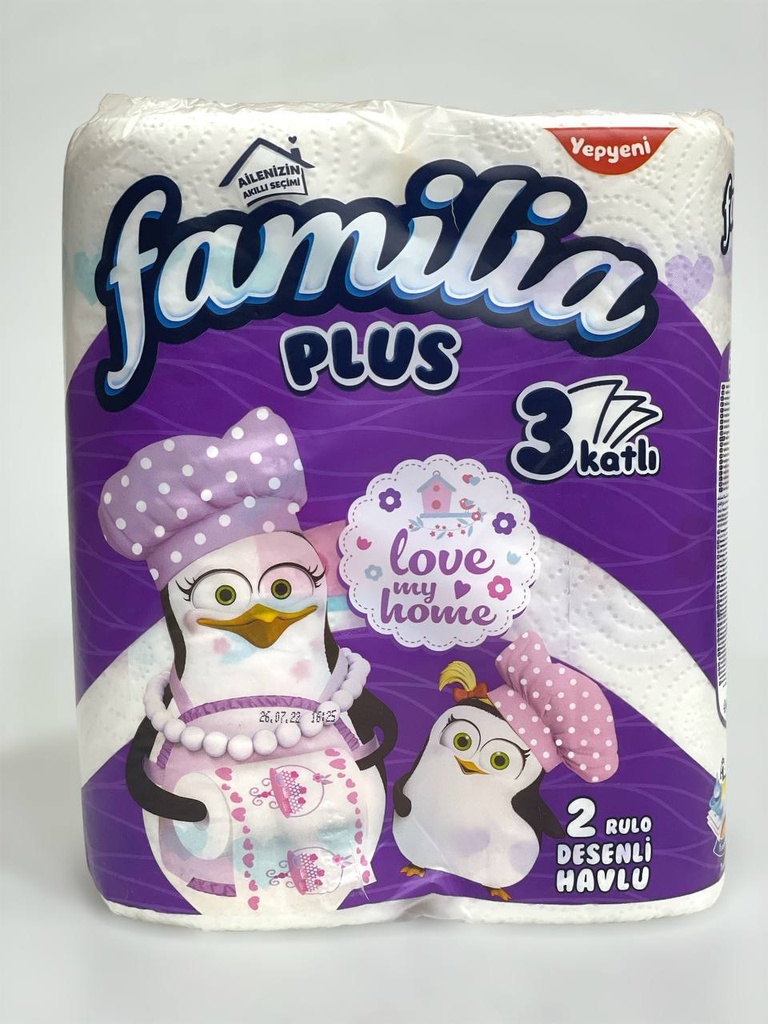 Familia Kitchen Wipes2 Rolls