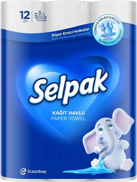 Selpak Kitchen Wipes 12 Rolls