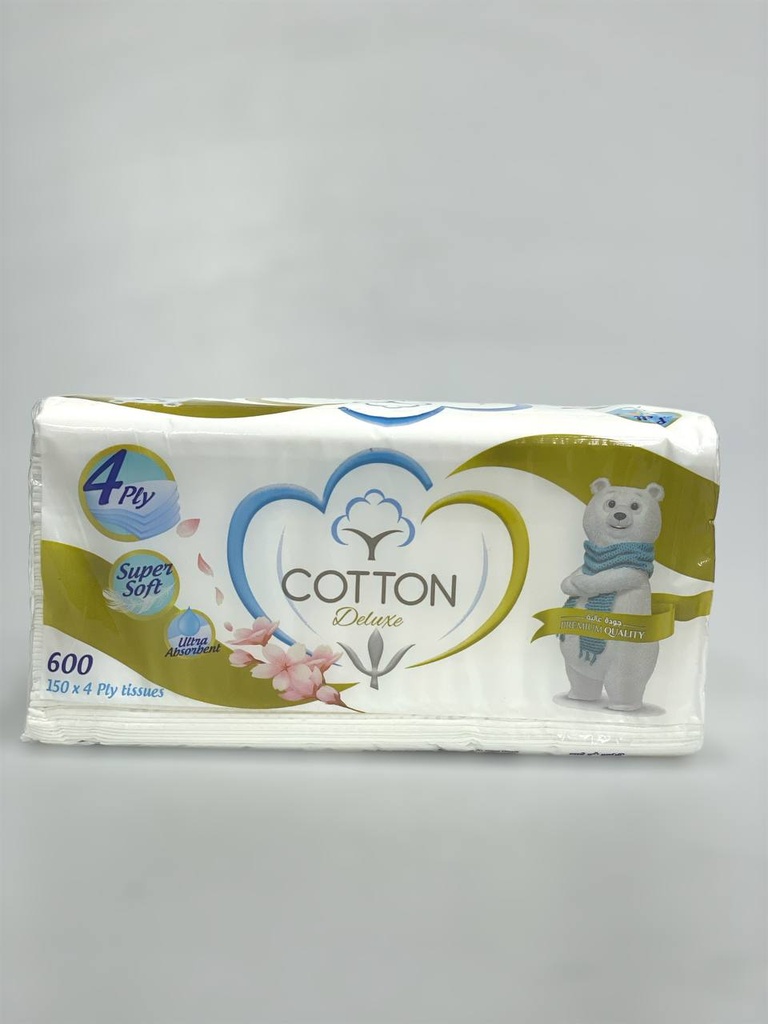 Cotton Wipes 600 Sheets