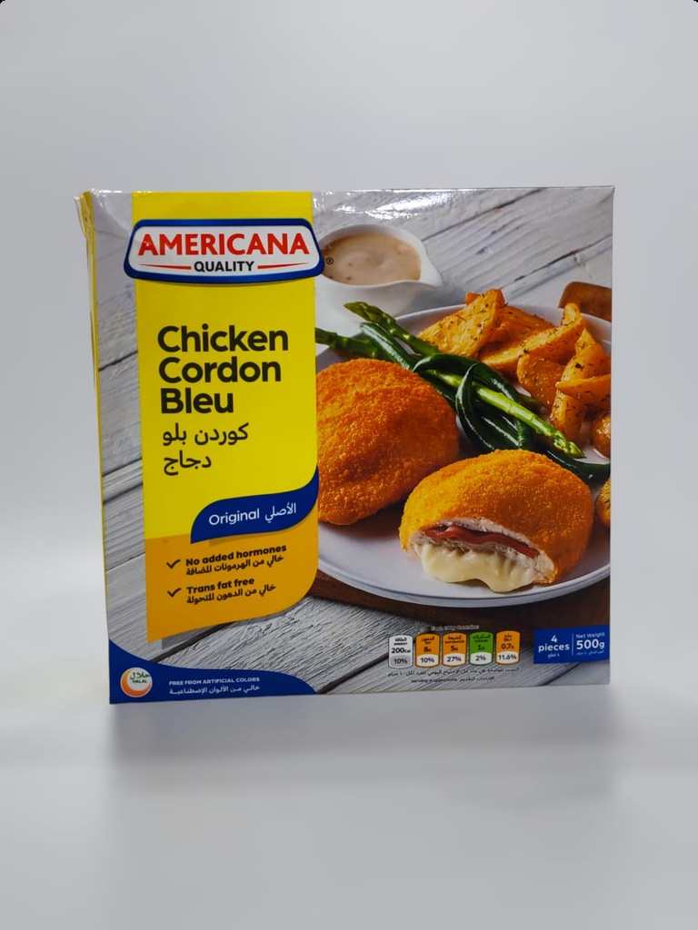 Americana Chicken Cordon Bleu 4Pcs 500g