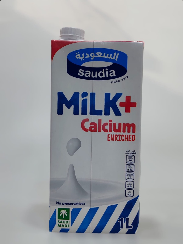 Saudia  Milk Calcium Enriched 1L