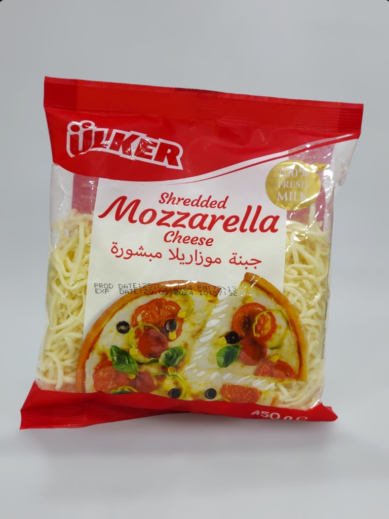 Ulker Shredded Mozzarella Cheese 450g