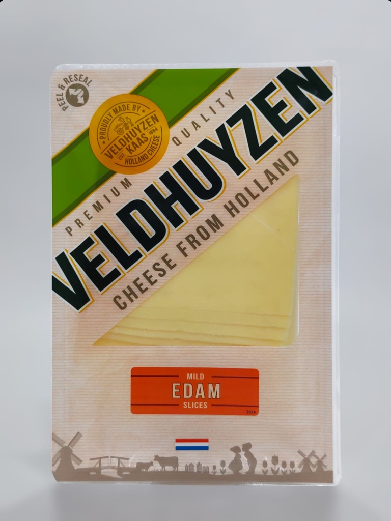 Veldhuyzen Cheese From Holland Mild Edam Slices 150g