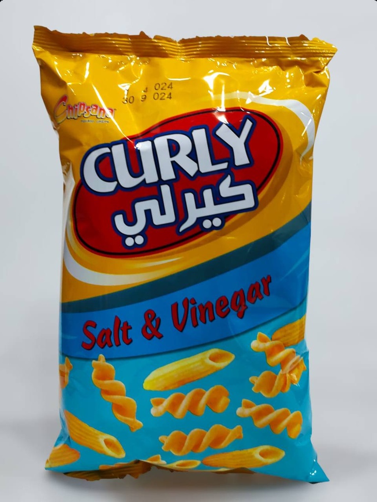 Curly Chips Salt & Vinegar 70g