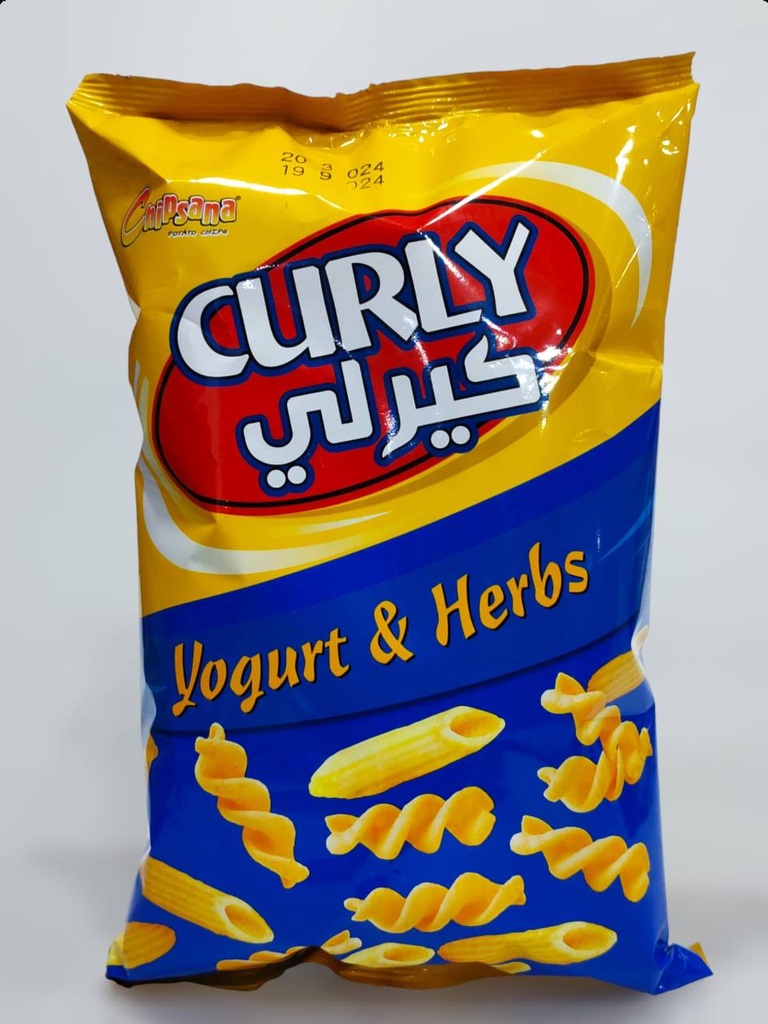 Curly Chips Yogurt & Herbs 70g