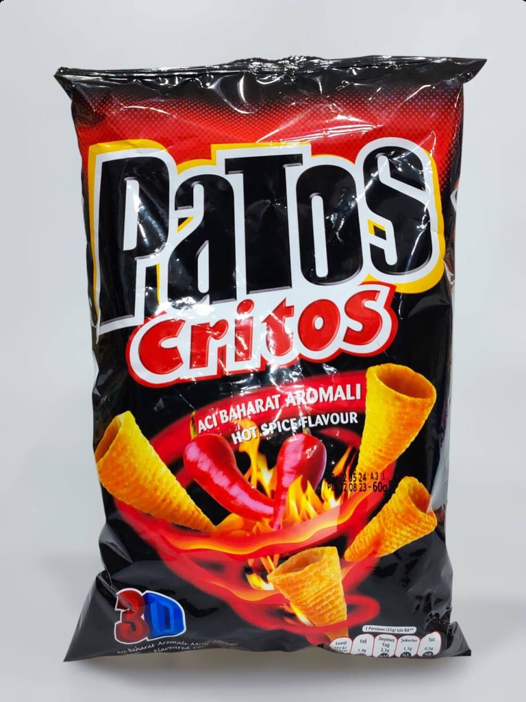 Patos Chips Hot Spice 60g