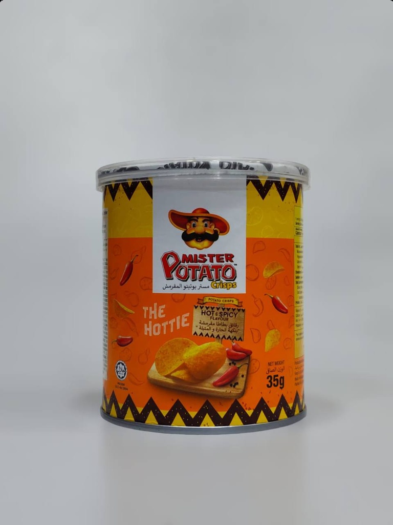 Mister Potato Crisps Hot & Spicy 35g