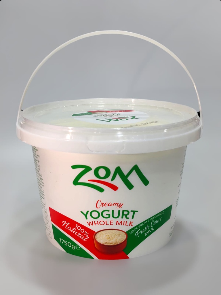 Zom Cream Yogurt Whole Milk 1.75Kg