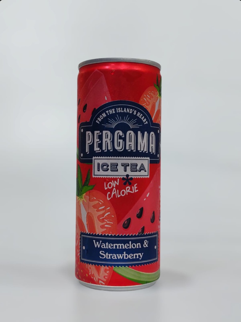 Pergama Ice Tea Low Calorie Watermelon & Strawberry 250ml