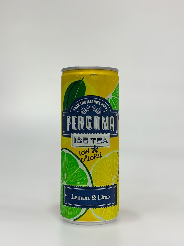 Pergama Ice Tea Low Calorie Lemon & Lime 250ml