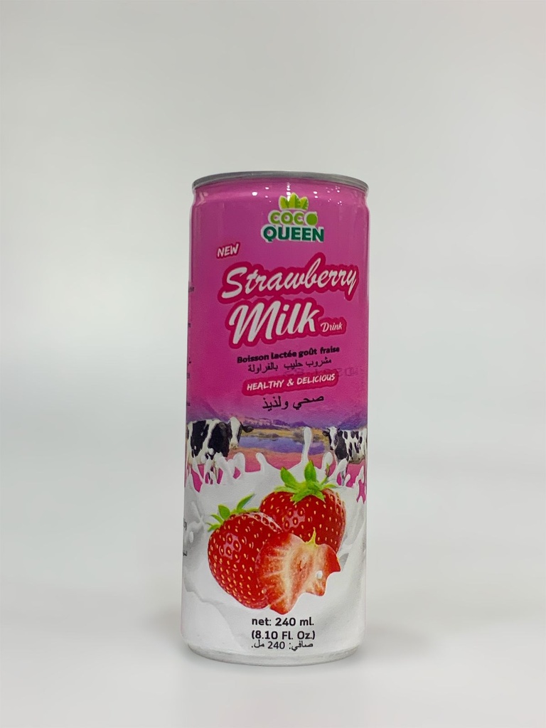 Coco Queen Strawberry Milk Drink 240ml