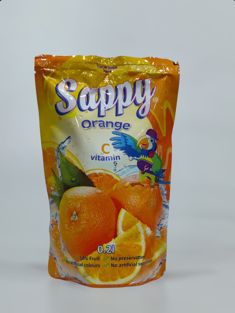 Sappy Orange Vitamins C 0.2L