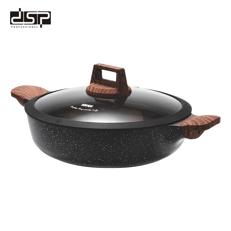 DSP Shallow Casserole CA005-BS28-Black