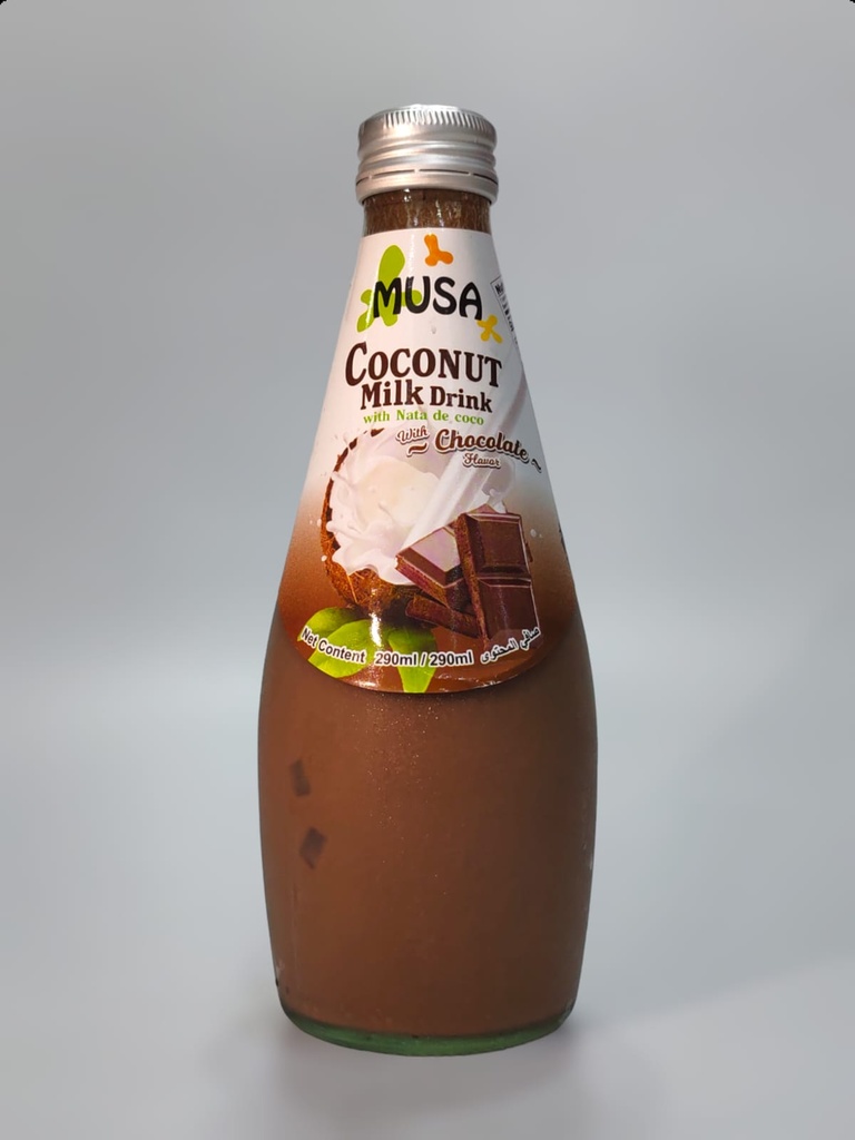 Musa Coconut Milk Drink With Nata De Coco With Chocolate 290ml