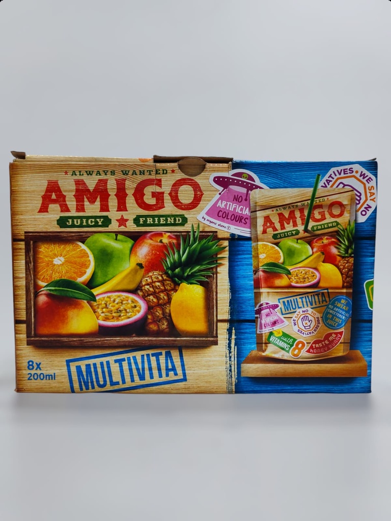 Amigo Juicy And Friend Multivita 8*200ml