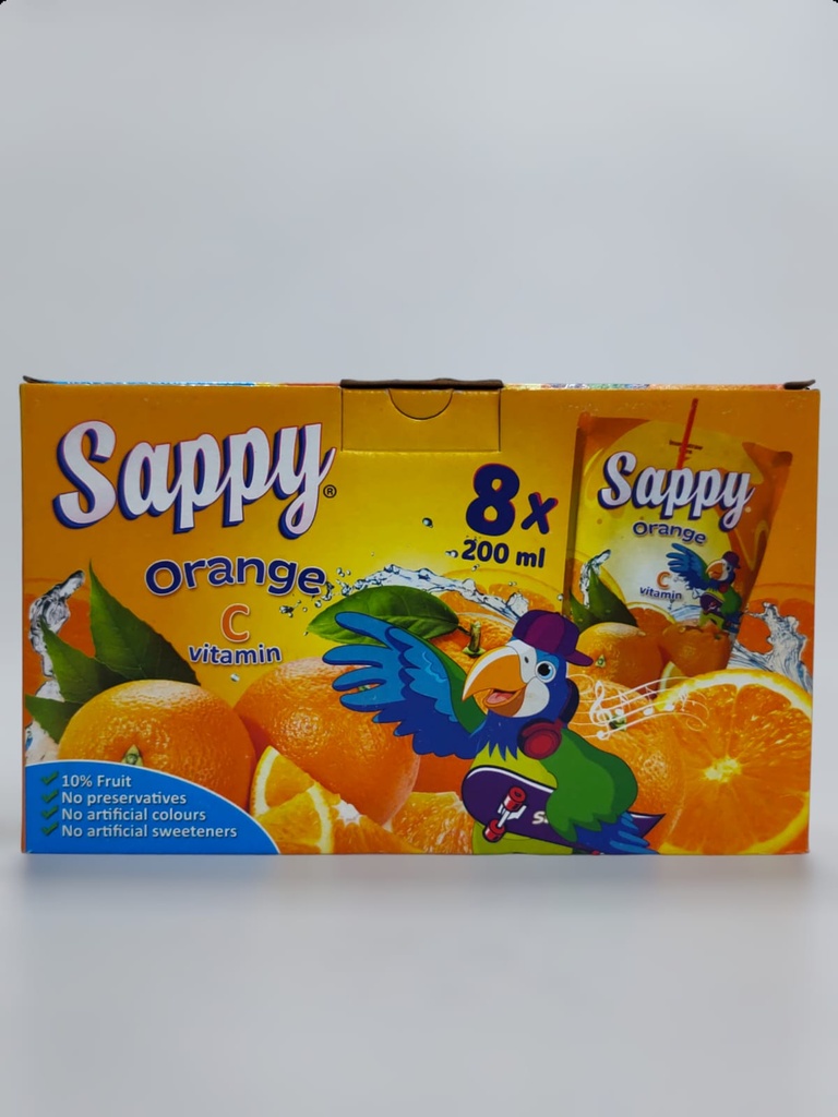 Sappy Orange C Vitamin 8*0.2L