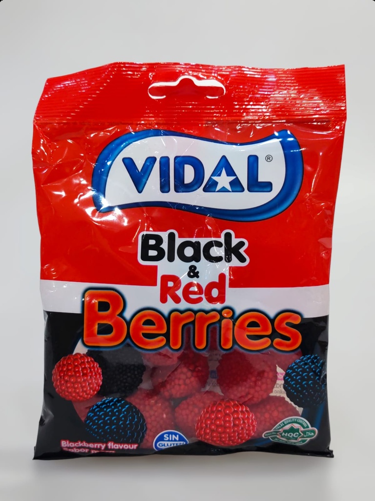 Vidal Jelle Black And Red Berries 100g