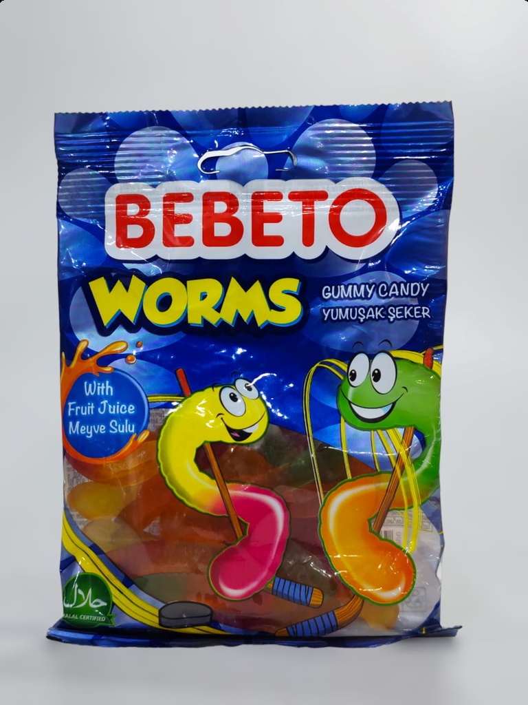 Bebeto Worms 70g