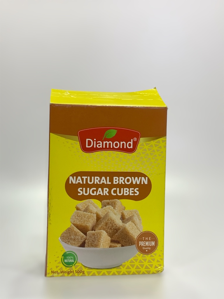 Natural Brown Sugar Cubes Diamond 500g