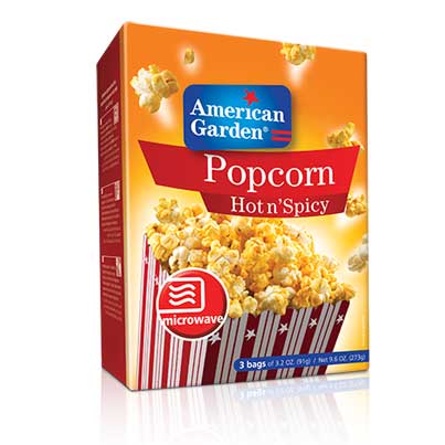 Popcorn Hot N Spicy American Garden  273g