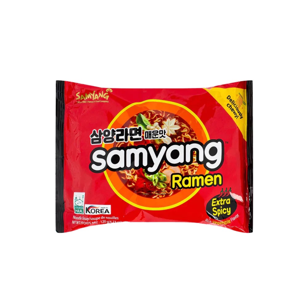 Samyang Ramen Extra Spicy Rich Vegetable 120g