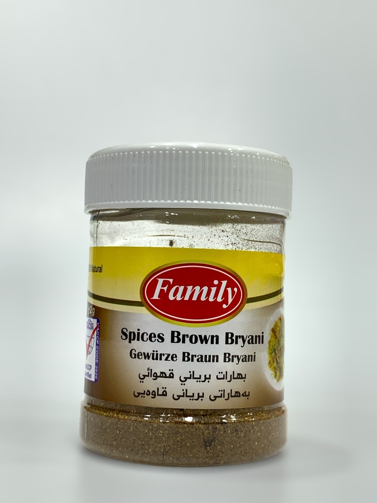 Brown Bryani Spices Family 65g