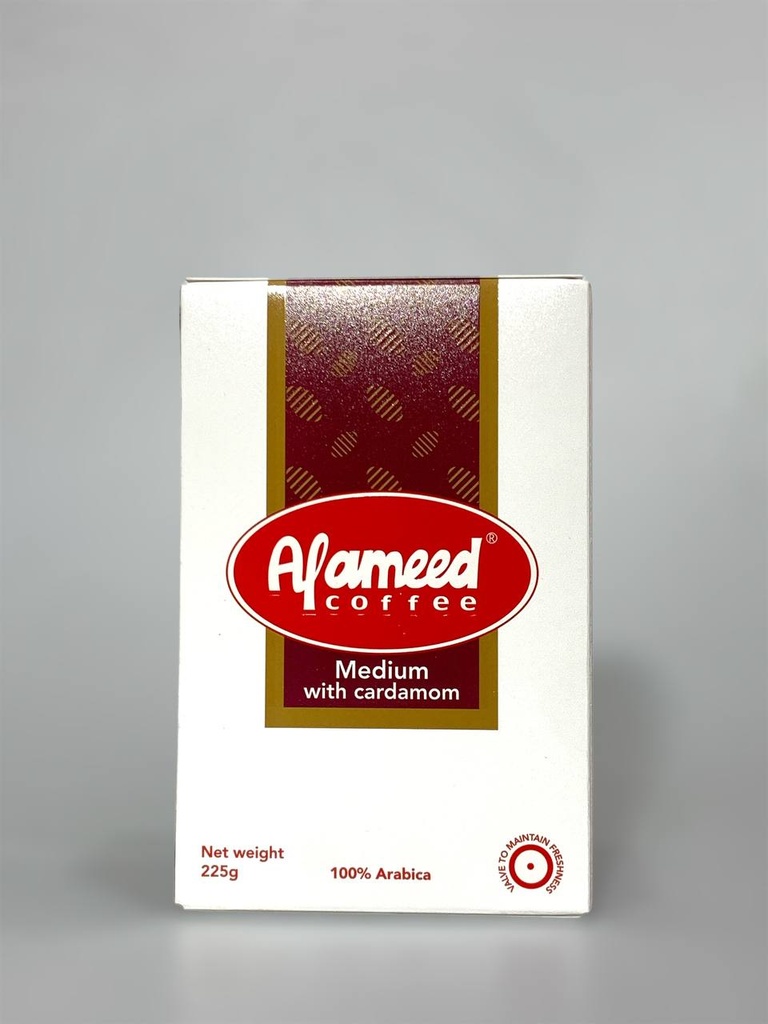 Al Ameed Coffee Medium With Cardamom 225g