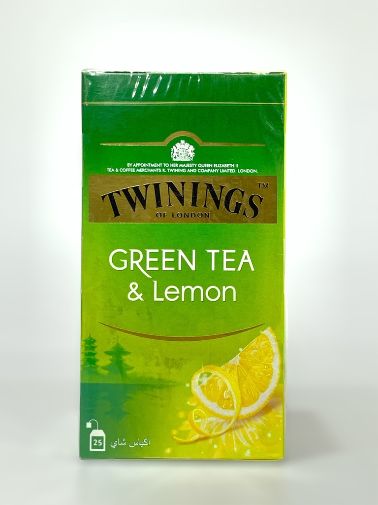 Twinings Of London Green Tea And Lemon 25 Tea Bags