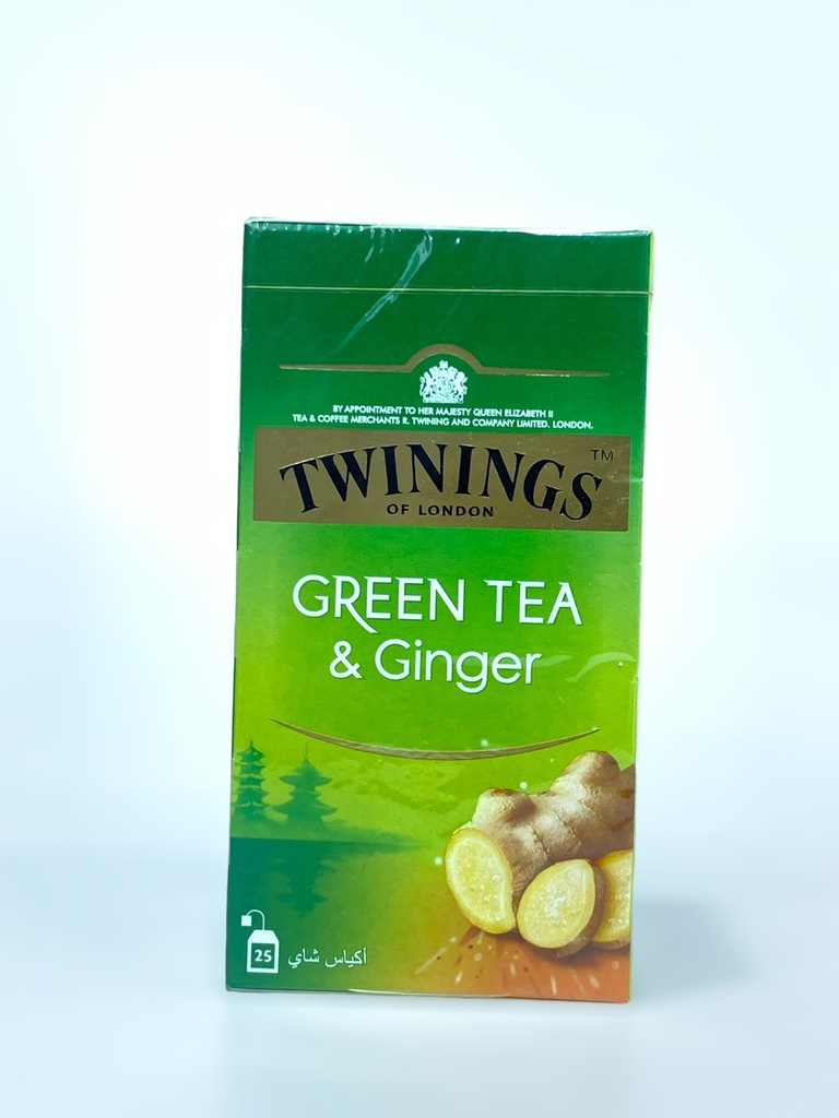 Twinings Of London Green Tea And Ginger 25 Tea Bags