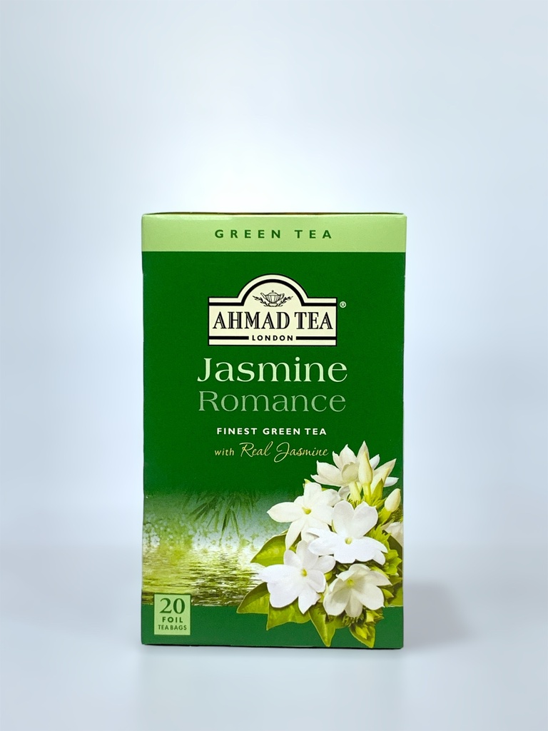 Ahmad Tea Jasmine Romance Finest Green Tea 20 Tea Bags