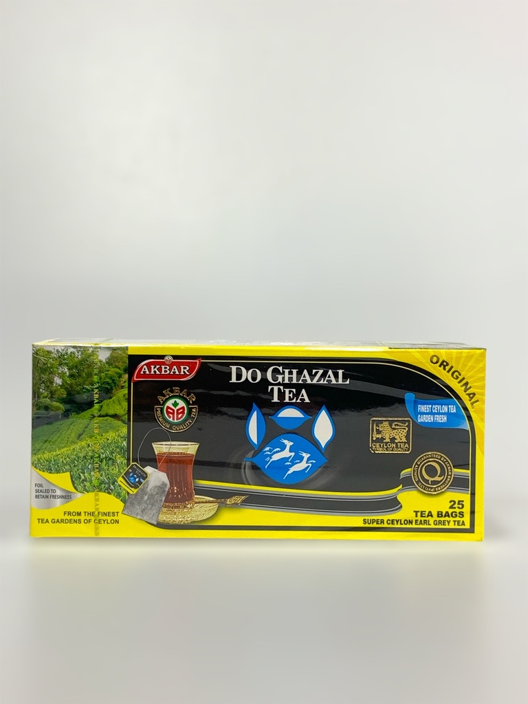 Do ghazal Tea Earl Grey 25 Tea Bags