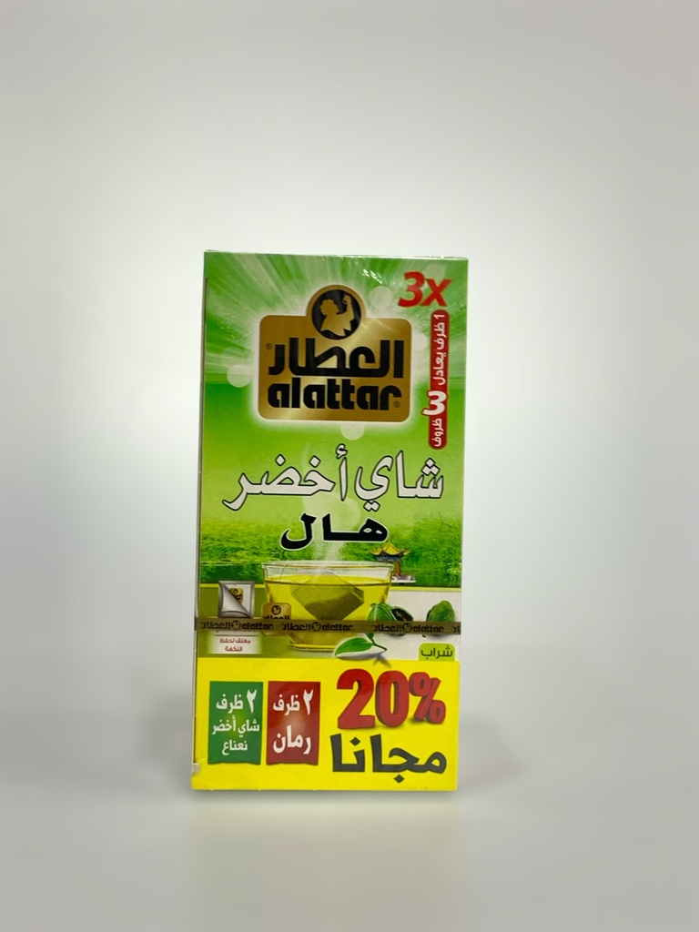 Alattar Green Tea Cardamom 24 Tea Bags