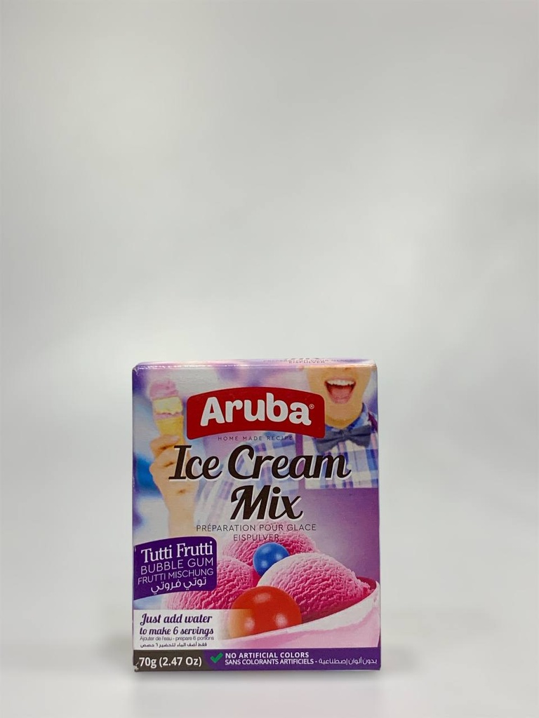 Aruba Ice Cream Mix Tutti Frutti 70g