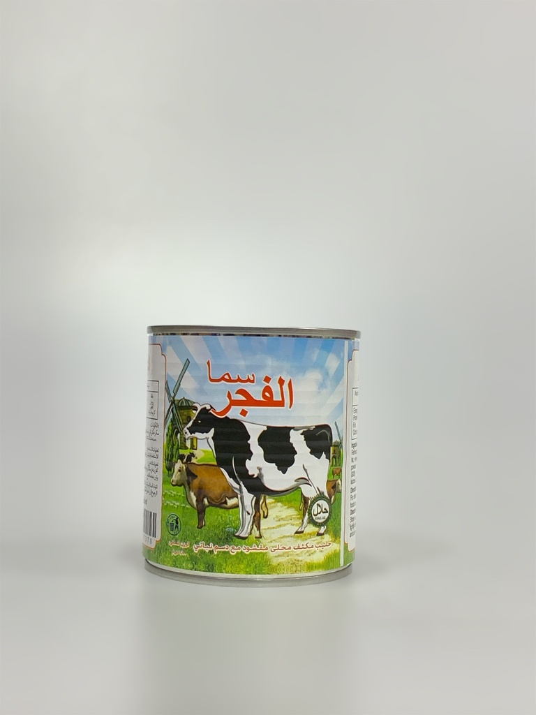 Al Fajer Sama Sweetened Condensed Skimmed Milk With Vegetable Fat 380g