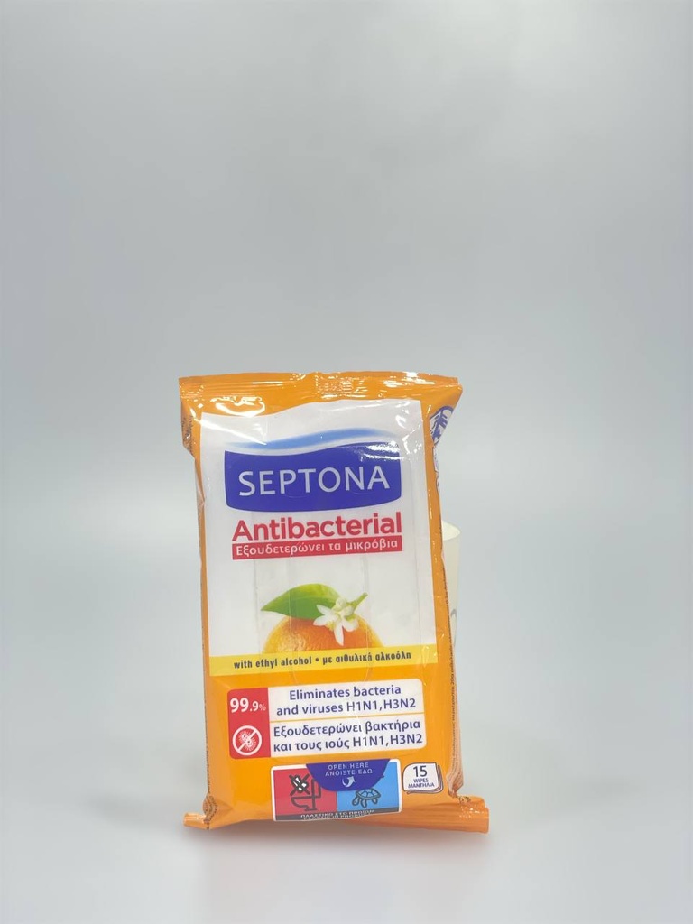 Septona Wet Wipes 15Pcs