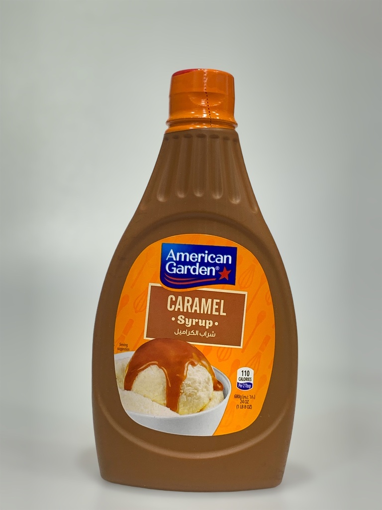 American Garden Caramel Syrup 680g