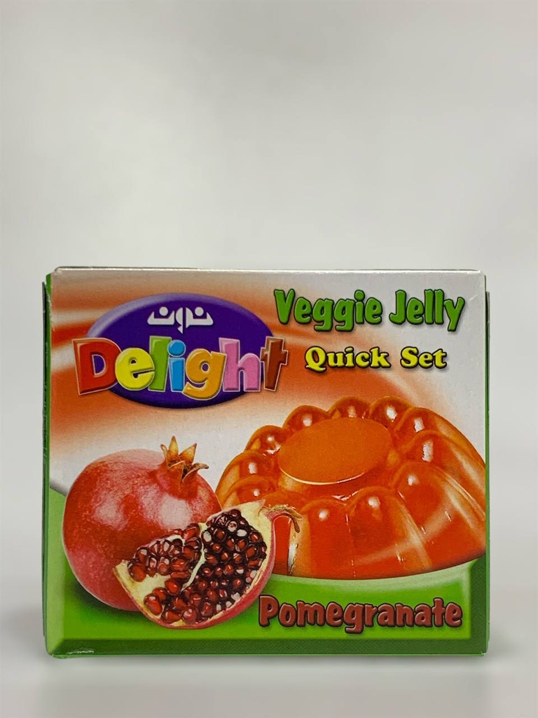 Delight Veggie Jelly Quick Set Pomegranate 85g